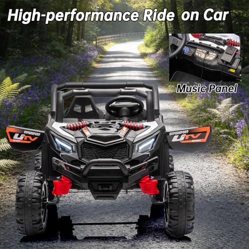 Image of UTV 12V Ride On Toys for Big Kids Ride On 2 Seater Ride On Toys Kids