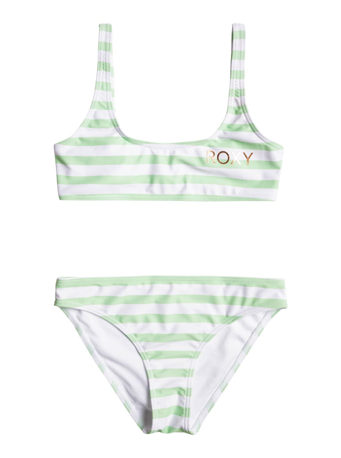Roxy Tropical Time - Conjunto de Bikini Bralette para Niñas 7-16