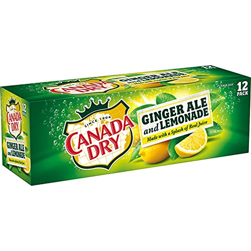 Canada Dry Ginger Ale and Lemonade, 12 fl oz cans (pack of 12)