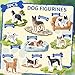 Totsmile 9 PCS Medium Realistic Dog Figurines Set, Pet Animal Toys Figures for Kids, Educational Dog Toy Animals Figurine, Cake Toppers, Learning Toys for Kids Party Favors & Classroom Props