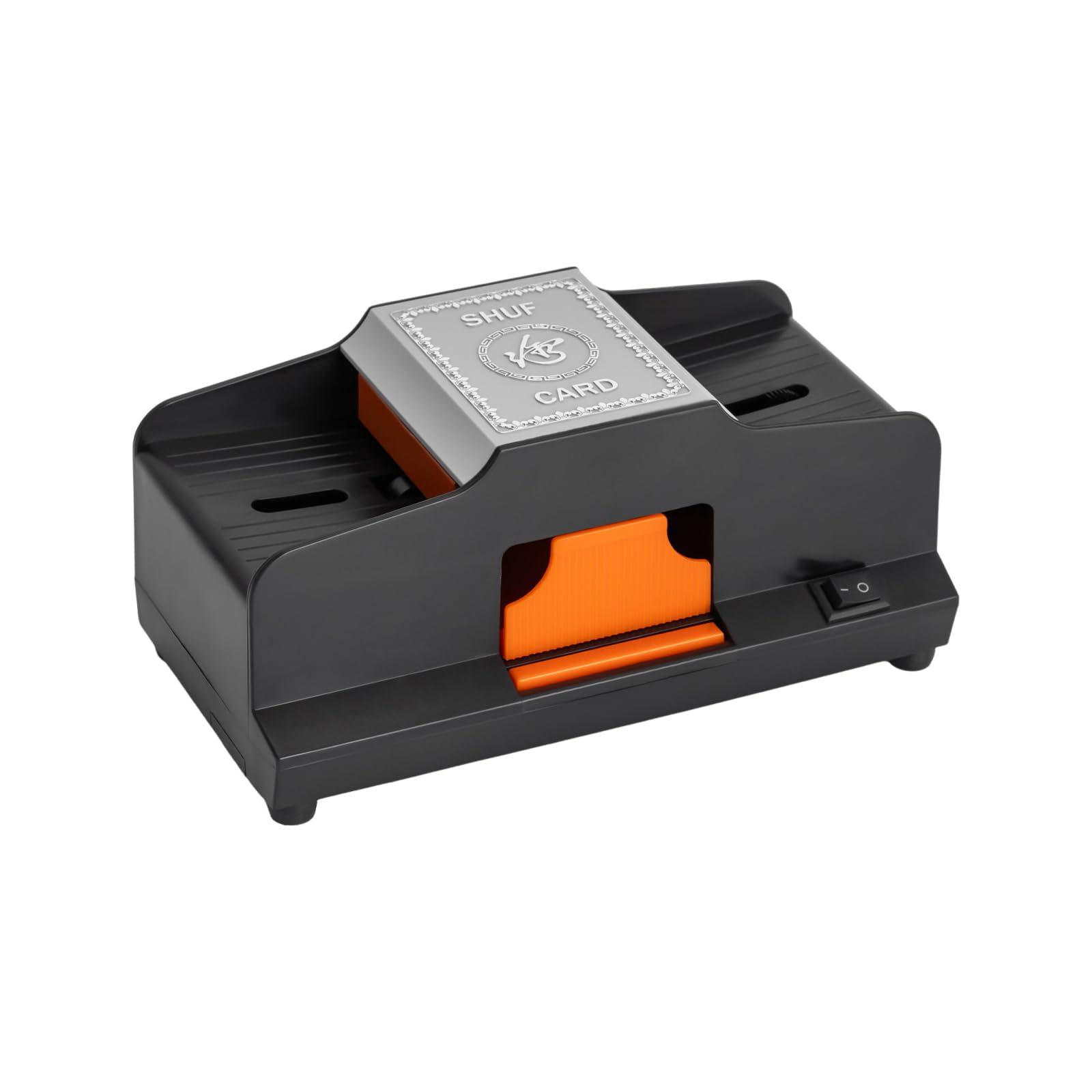 siohdagu Modern Card Shuffler, Rechargeable 1-2 Deck Automatic Card Shuffler, Fast and Smooth Shuffling, Low Noise Hand and Foot Shufflers for Texas Hold'em, UNO and Blackjack