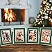 XUANLUO 4 Pack Picture Frames Farmhouse Rustic Picture Frame Sets with Distressed Wood Grain,Display Pictures Tabletop or Wall Decor