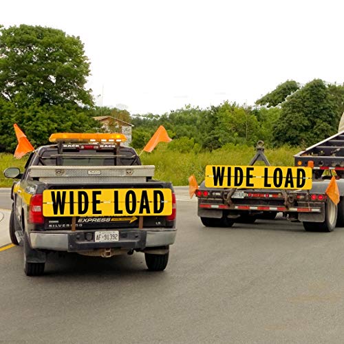Snapklik.com : VULCAN Wide Load Sign For Trucks And Trailers
