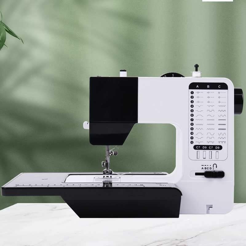 Naaimachine Draagbare Handige Mini Vervangbare Naaivoet 40 Steken Overlock Breien Startknop Electrec Met Pedaal Tafel - Image 6