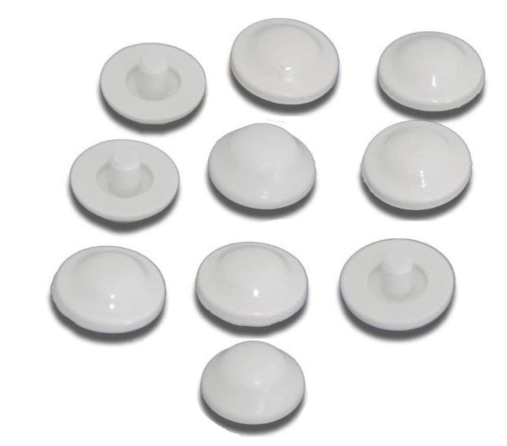 Gommini Paracolpi Per Sedile Fiat 500 | Kit Sostituzione | Bianco | In Gomma | Facili Da Installare - Foto 4