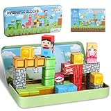 L'apprentissage des STEM Rencontre le Plaisir du Jeu - Favorise la créativité, la pensée spatiale et la motricité fine de manière ludique ! En construisant des blocs de construction magnétiques, les enfants développent leurs compétences en matière de résolution de problèmes. Le clic satisfaisant rend le jeu encore plus attrayant. Idéal pour les voyages, les activités Montessori ou comme pause éducative en classe