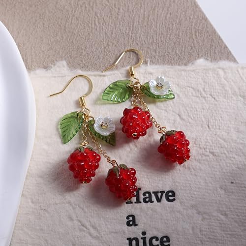 Cute Fruit earring,Dangle Drop Lightweight Food Earrings for Women2