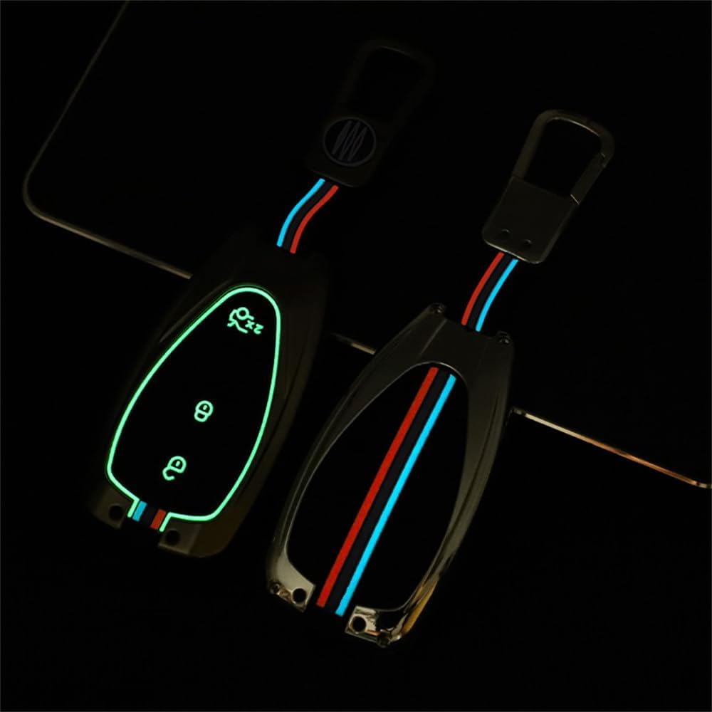 Zinc Alloy Key Fob Case for Chevrolet Chevy Malibu Camaro Cruze Traverse Spark Equinox Sonic Volt Bolt 2016-2020