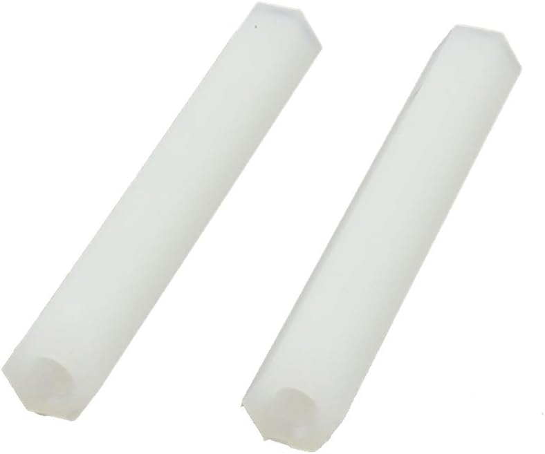sourcingmap 40mm M3 Female Thread White Nylon PCB Spacer Hex Standoff Pillar 30Pcs - Image 3