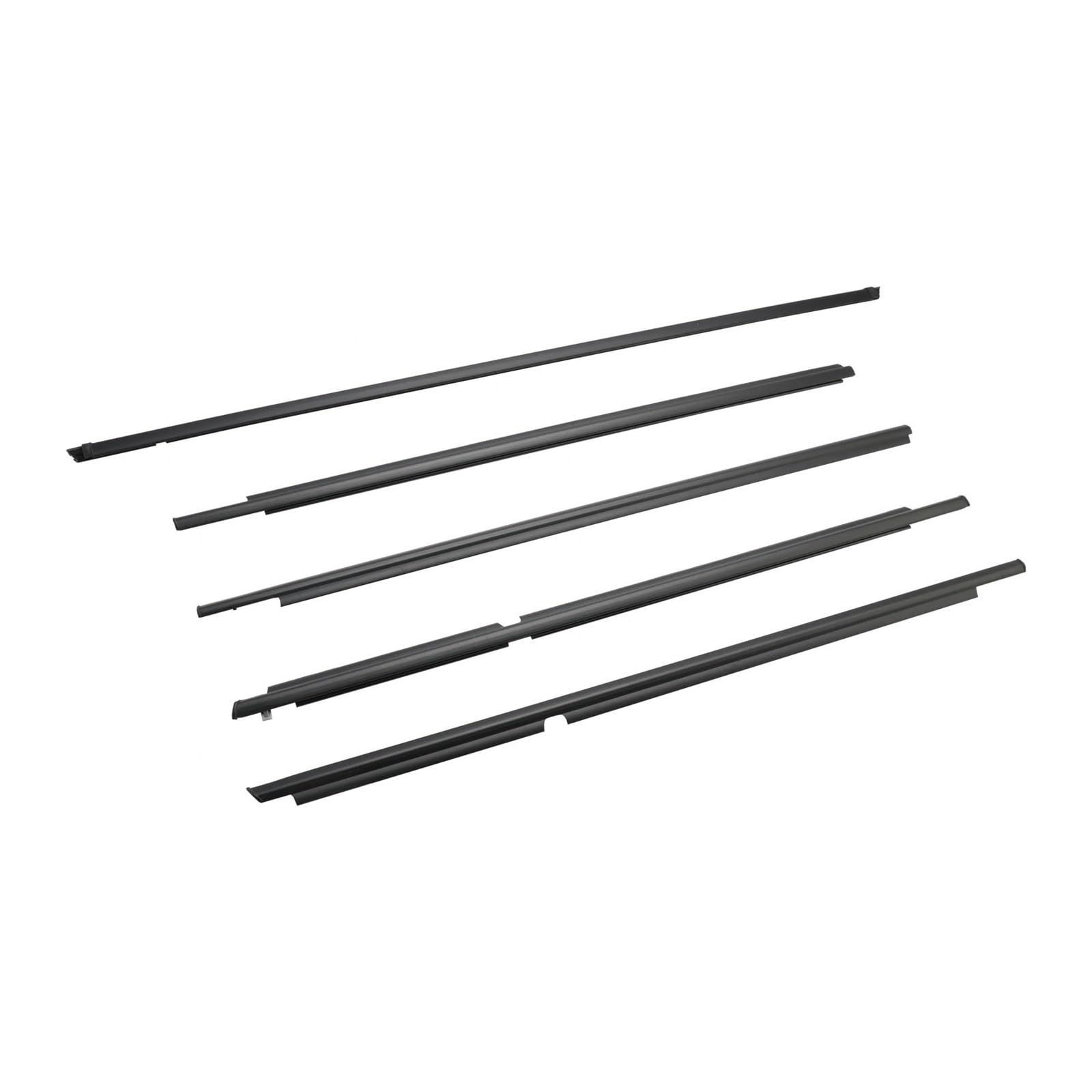 5PCS Door Belt Molding Weatherstrips Compatible with 4Runner 2003 2004 2005 2006 2007 2008 2009