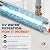 UV Water Purification System 55W, 12 GPM - UV Water Filter with Smart Flow Sensor Switch - Whole House UV Water Purifier Ensuring Water Purity - UV Light for Well & City Water + 1 Extra Lamp