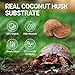 REPTI ZOO Reptile Coconut Fiber Substrate 72 Quart, Reptile Bedding Coco Coir Brick for Turtle, Hermit Crab, Spider, Frog | 100% Organic | Odor Absorption