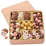 BONNIE AND POP - Gift Basket for Women | Chocolate Covered Snack Gift Box for Women | Prime Gift Set for Mom, Wife, Girlfriend, Lover, Romantic | Bonnie and Pop
