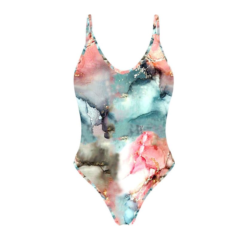 JOVOPrintedSingle|one Piece Sleeveless lace Swimwear|Swimsuit|Beachwear|Bodysuit for Women|Girl|Ladies L1951