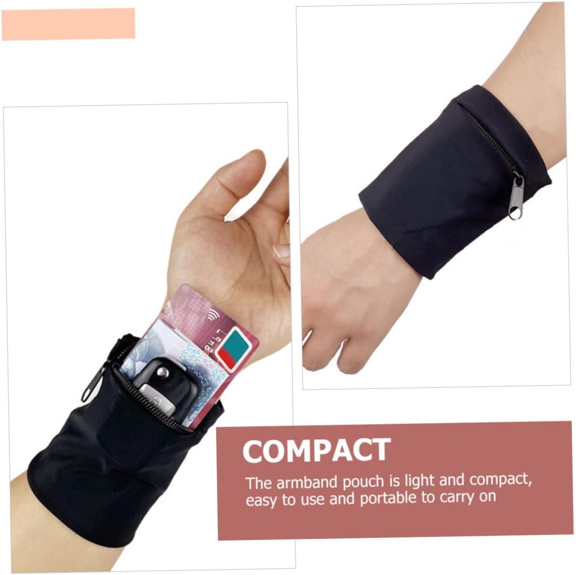 BESPORTBLE 10pcs Elastic Armband Cell Phone Holder High-Grade Pouch for Sports Fitness Running Accessory