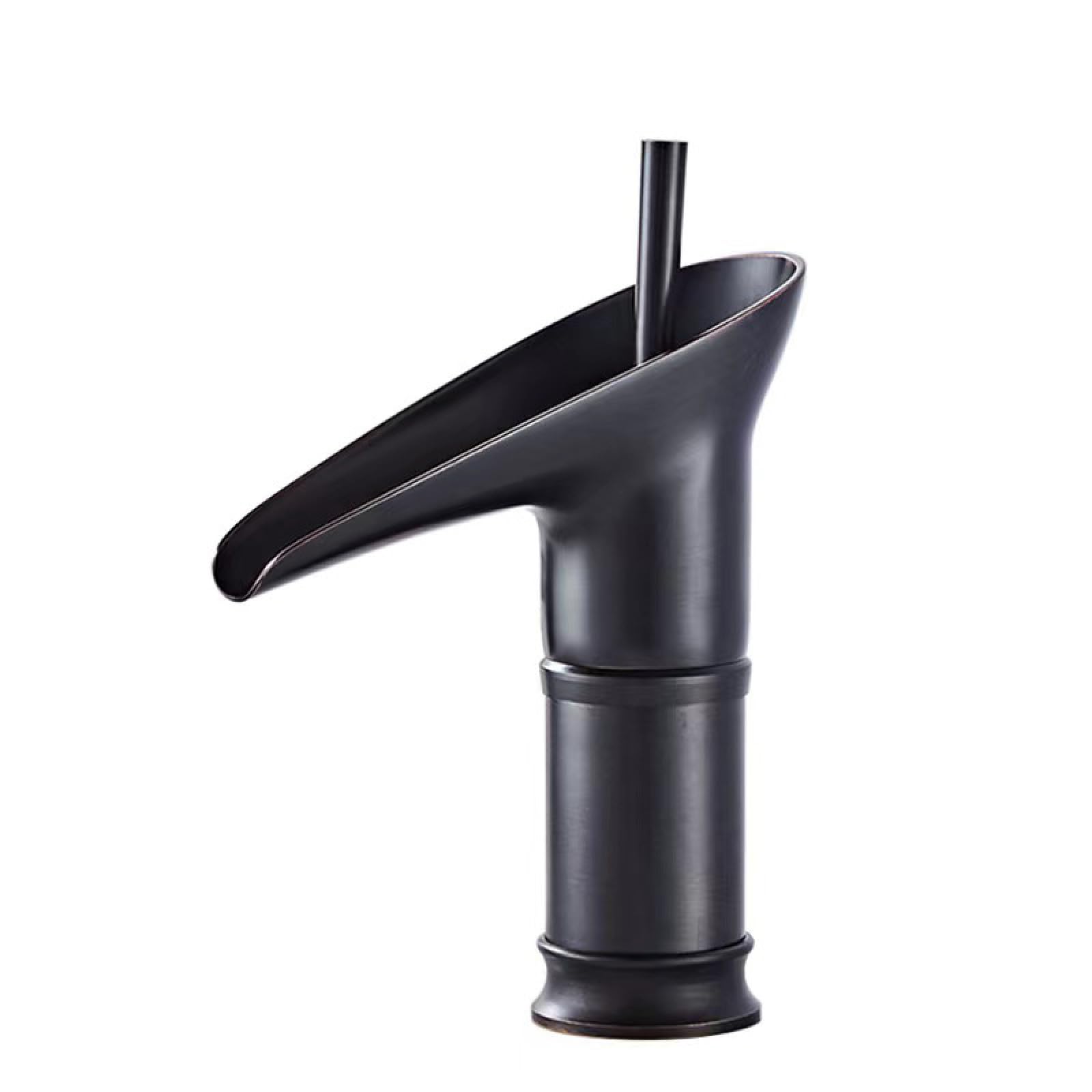 Fanjubei Heigu Bathroom: Copper, Wine Glass, Waterfall, Hot And Cold Water, Washbasin, Faucet, Black Antique
