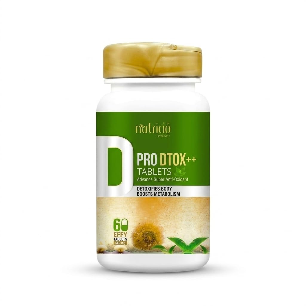 Nutrició Pro DTOX++ Tablets, Advance Super Anti-Oxidant, Detoxifies Body, Boosts Metabolism, 60 Tablets-picture-30