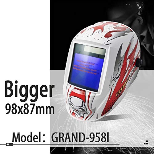 Máscara de Soldadura, Casco de Soldadura, Máscara de Soldador, Casco de Soldadura Casco de Soldadura con Oscurecimiento Automático/Máscara de Soldadura/Sensor 4arc/Máscara de Soldadura con Amplificado