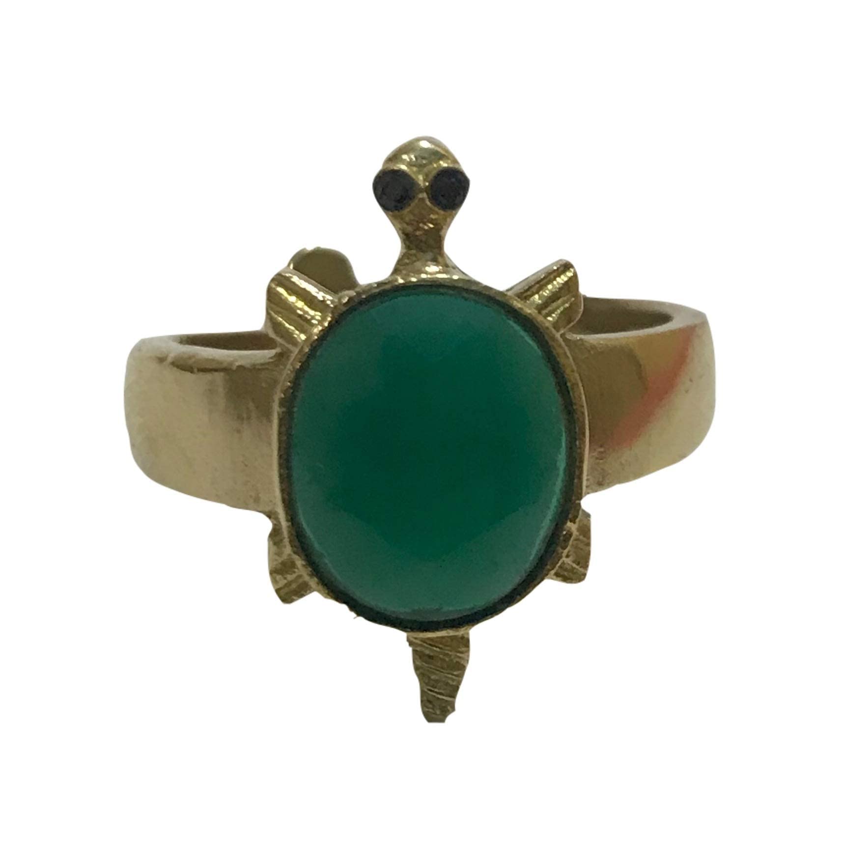 ASTRODIDI Brass Green Zircon Kachua Tortoise Meru Ring Adjustable For Men and Women (Multicolor) (B09RPBCK73) Amazon Price History, Amazon Price Tracker