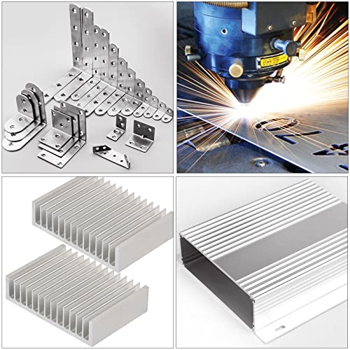 SENENQU Set di 2 piastre in alluminio da 3 mm