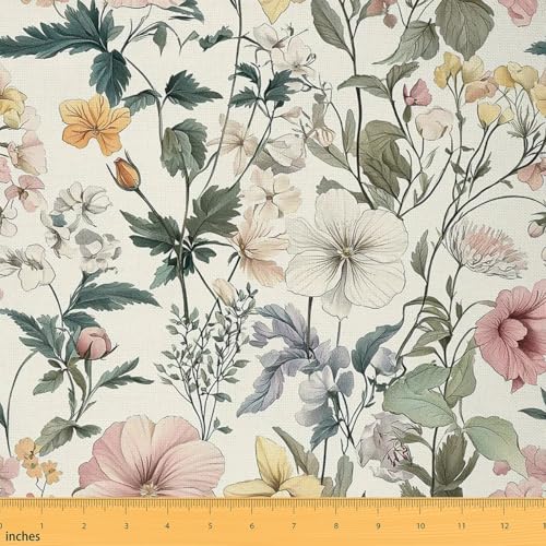 Erosebridal Floral Fabric by The Yard Vintage Floral Upholstery Fabric
