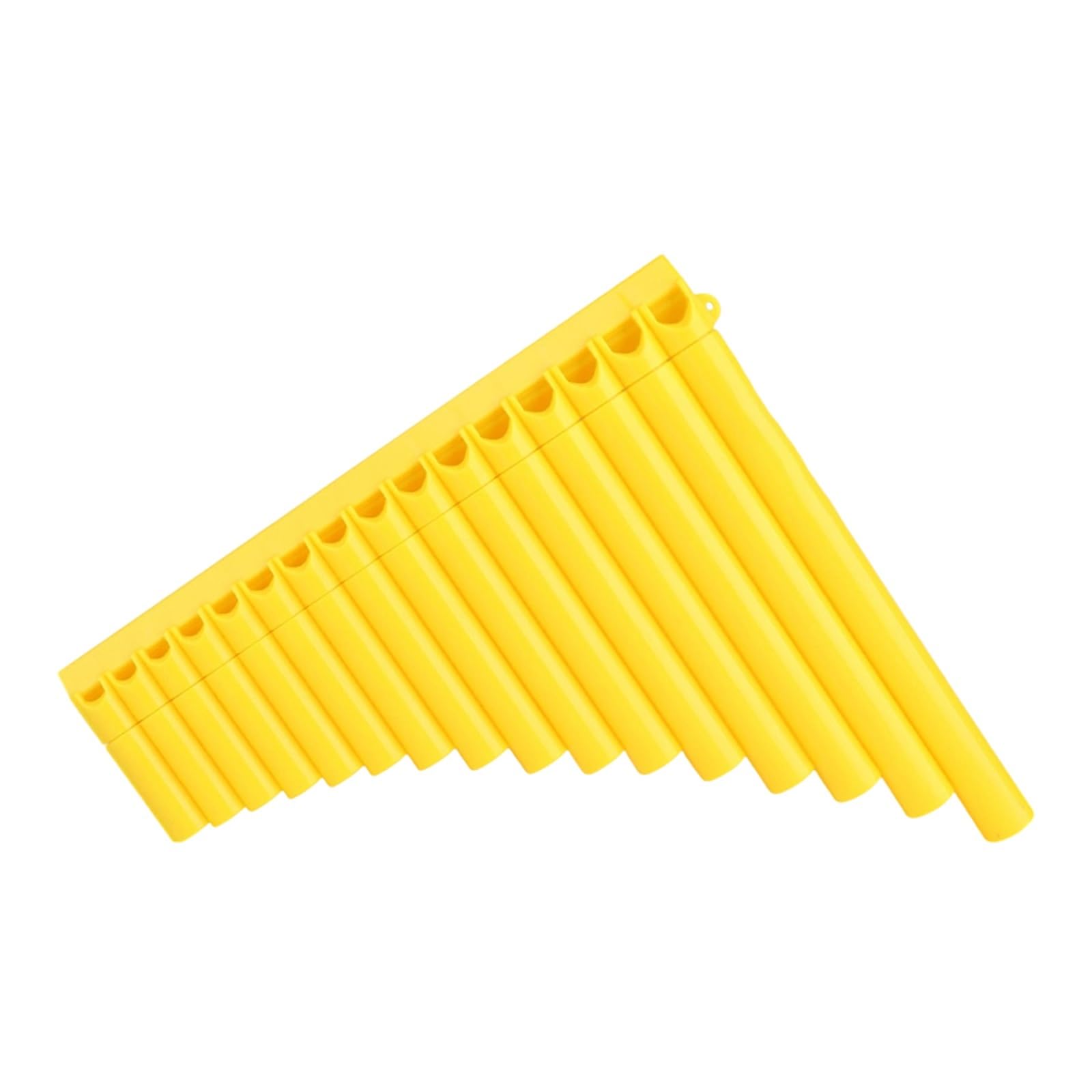 Fletnia Pana Dla Początkujących Kolorowe Fletni Pana 16 18 Piszczałek W Tonacji C Instrumenty Dęte Proste Lub Zakrzywione(16 18 yellow)