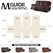 KinCam Waterproof Recliner Sofa Cover, Non-Slip Reclining Couch Covers for 3 Seat, Recliner Couch Cover Furniture Protector with Elastic Straps for Pets, Kids, Chocolate