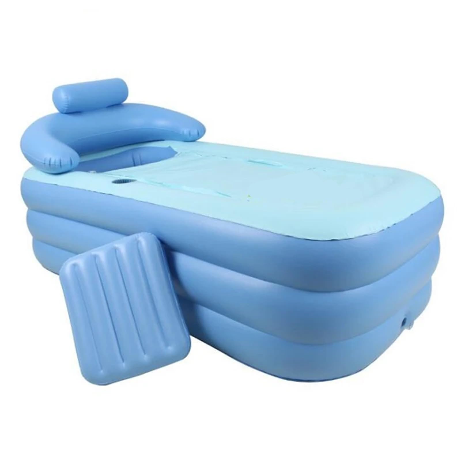 Baignoire gonflable pour adulte avec isolation chaude et structure pliable pour salle de bain