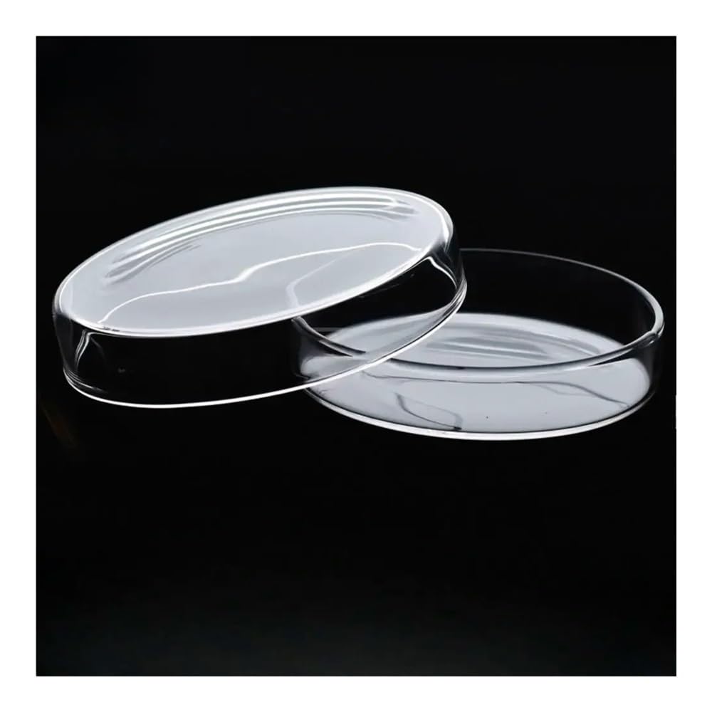 Attrezzature e forniture di laboratorio Piastre di Petri in vetro borosilicato alto da 60 mm/75 mm/90 mm/100 mm/120 mm/150 mm/180 mm/200 mm for forniture laboratorio