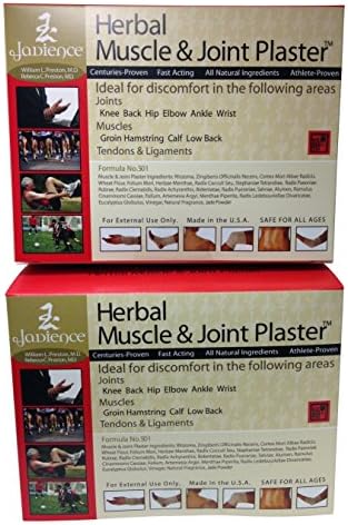 JADIENCE Severe Joint Pain Relief Kit: Dit Da Jow Formulas Penetrate Deep for Serious Muscle, Joint & Nerve Pain | 4 Natural Herbal Plasters, 1oz Body Pain Reliever Spray, Gauze, Tape & Bandage Wrap