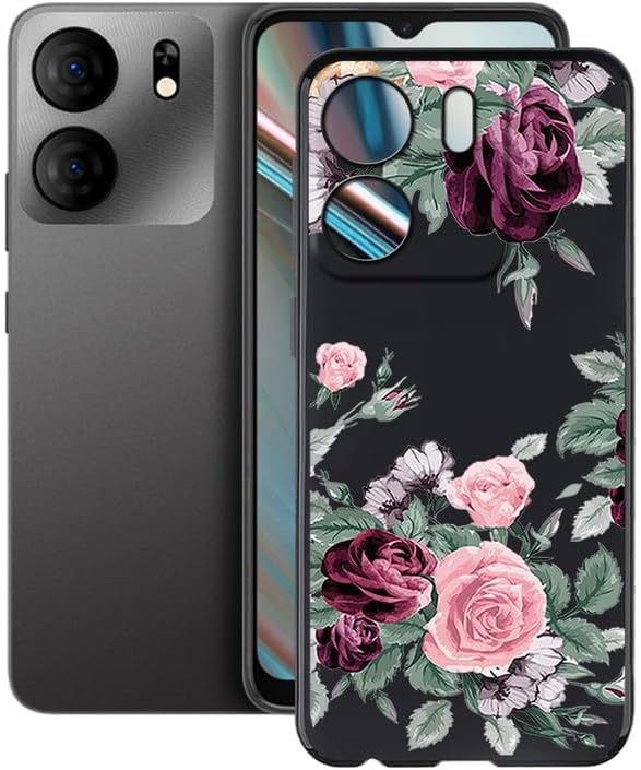 Vista 22 de Funda para BLU View 5 B160V (6.56 "), Carcasa protectora de silicona de grado militar para BLU View 5 B160V - Globo