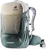Hervorragende Belüftung und sehr kompakter, sicherer Sitz am Rücken, auch in schwierigem Terrain, durch das deuter Airstripes Pro Rückensystem