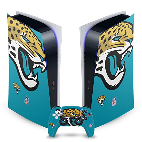 Skin PS5 Digital Jacksonville Jaguars NFL - Autocollant vinyle pour console et manette PlayStation 5