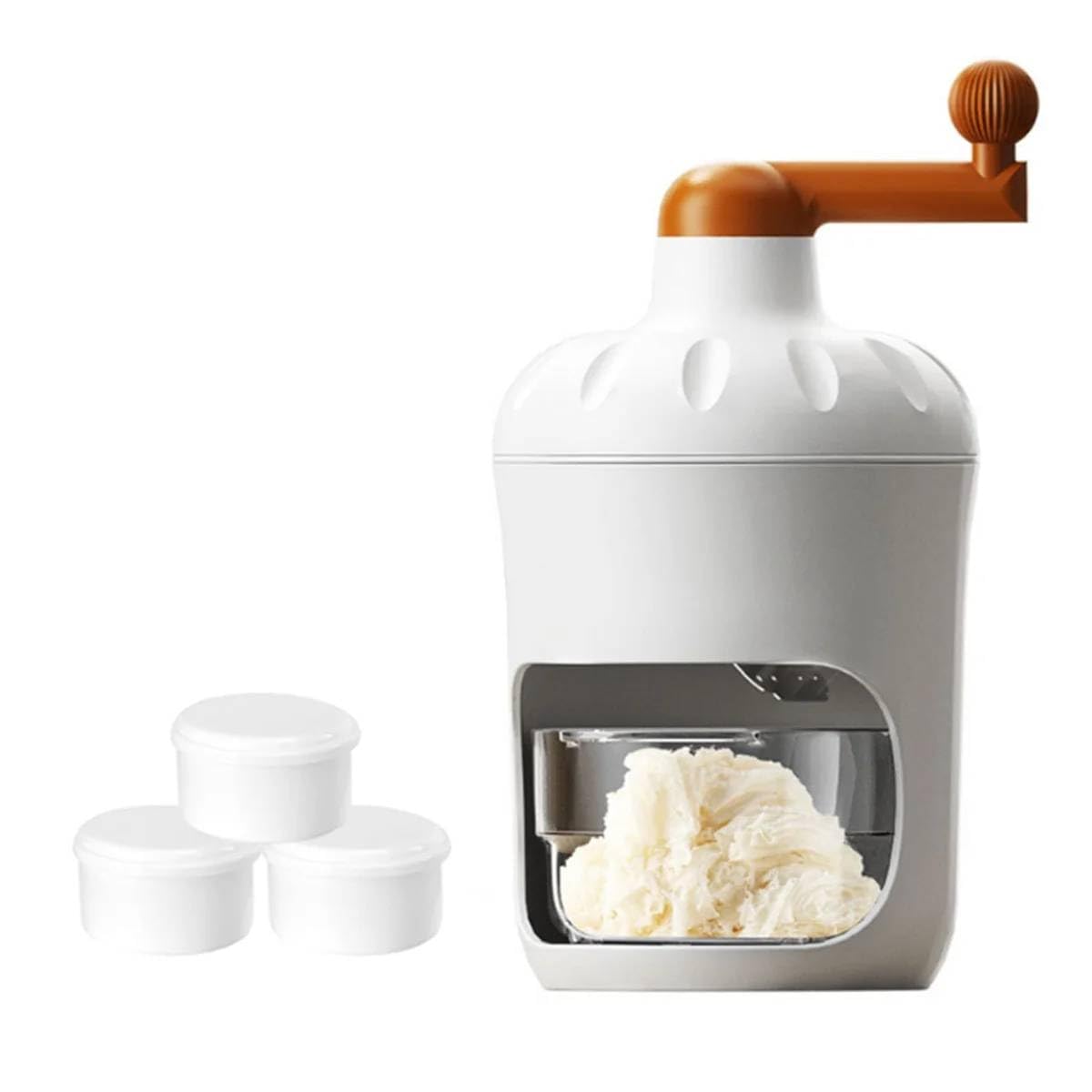 SHIPLORD® Home Shaved Ice Maker Machine: Easy-to-Use Manual Ice Crusher for Delicious Snow Cones & Smoothies-image-32