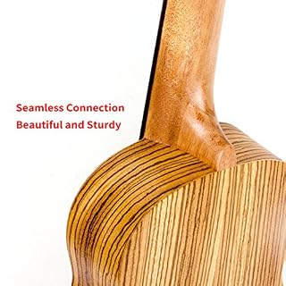 Kmise Ukulélé soprano pour débutants et adultes en bois de zébré 53,3 cm Kit ukalalalélé avec sac de transport et cordon - Les Beatles, Paul McCartney, John Lennon, RIngo Starr, George Harrison Kmise Ukulélé soprano pour débutants et adultes en bois de zébré 53,3 cm Kit ukalalalélé avec sac de transport et cordon – Image 6
