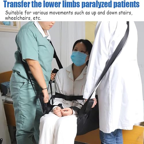 Disco de transferencia deslizante para personas mayores, correa de elevación de pacientes y tabla deslizante con cinturón de seguridad, ayuda multiusos para transferencia de silla de ruedas para