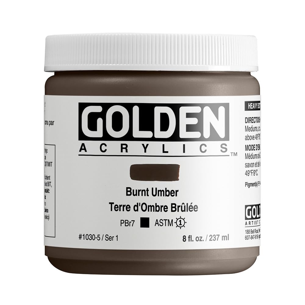 Oro acrilico 8 Oz Terra d'ombra bruciata
