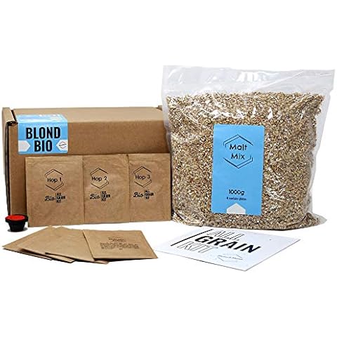 Recarga de materias primas para hacer cerveza Blond BIO con certificado ecológico Brew&Share Cover