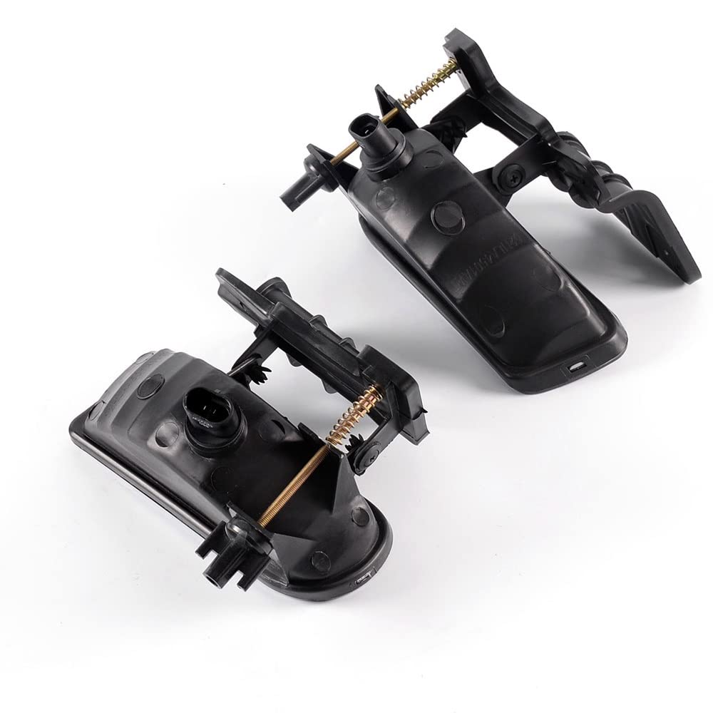 CHEDA Fog Lights Assembly Compatible with 1999 2000 2001 2002 Chevy Silverado, 2000 2001 2002 2003 2004 2005 2006 Suburban Fog Light Lamps Left&Right(Smoky lens)