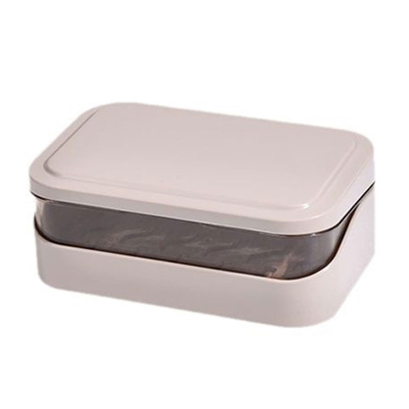 Portable Soap Tray Shower Accessories Drainage for Outdoor Trip NonDrill Holder for Bathroom