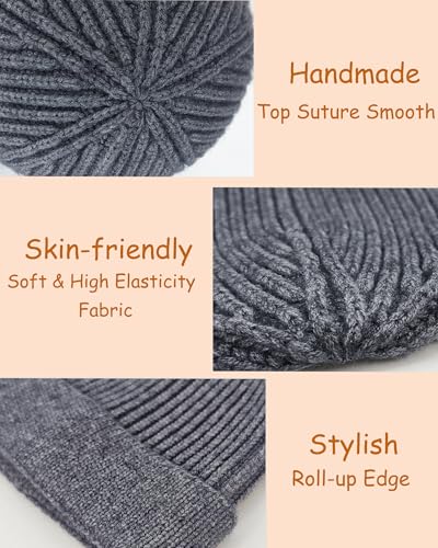 Baby Beanie Toddler Winter Hat Boys Girls Infant Beanies, Wool Warm Kids Children Newborn Knit Cuffed Cap4