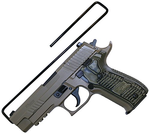 Gun Hangers Accessory 5 Pack By Top Shop Pros - Universal .22 Cal And Up - Handgun Hangers Are Vinyl Coated - Save Space Easily Accessible With Firearm Safe Hangers - Quick Access - Easy To Use #TOP5