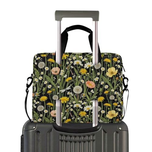 Maletín para portátil de 15.6 pulgadas con estampado floral miniatura 4