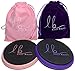 Lully Ballet 2 Pack Turn Board with Carrying Bag Pink & Purple - Releve Turning Board for Dancers Helps Improve Turns and Pirouettes