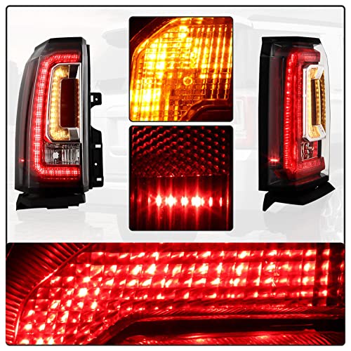 Cleryee Tail Light Assembly Led Compatible With 2015 2016 2017 2018 2019 2020 Gmc Yukon/Yukon Xl (Denali, Sle, Slt), Oe-Style Rear Lamp Replacement 84536242 Gm2800268, Left Driver Side #TOP1