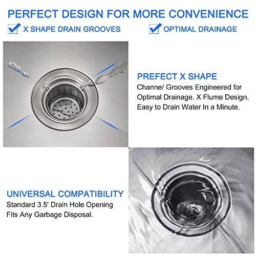 20-Inch Drop In Kitchen Sink, Tsibomu Stainless Steel Single Bowl Small Kitchen Sink Brushed Nickel, 20X16X9 #TOP3