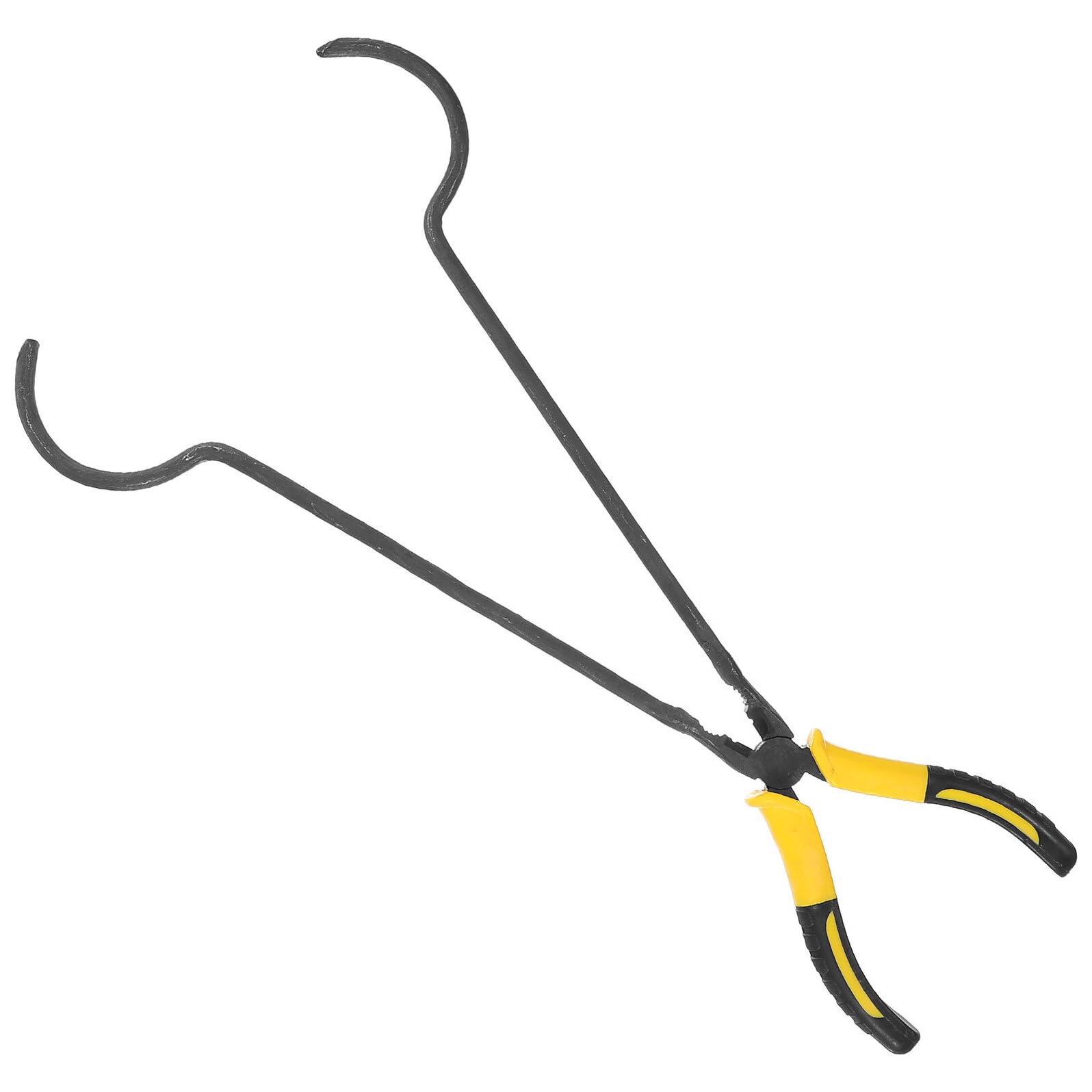 Pince à creuset en acier jaune pour éviter les brûlures lors de la fusion