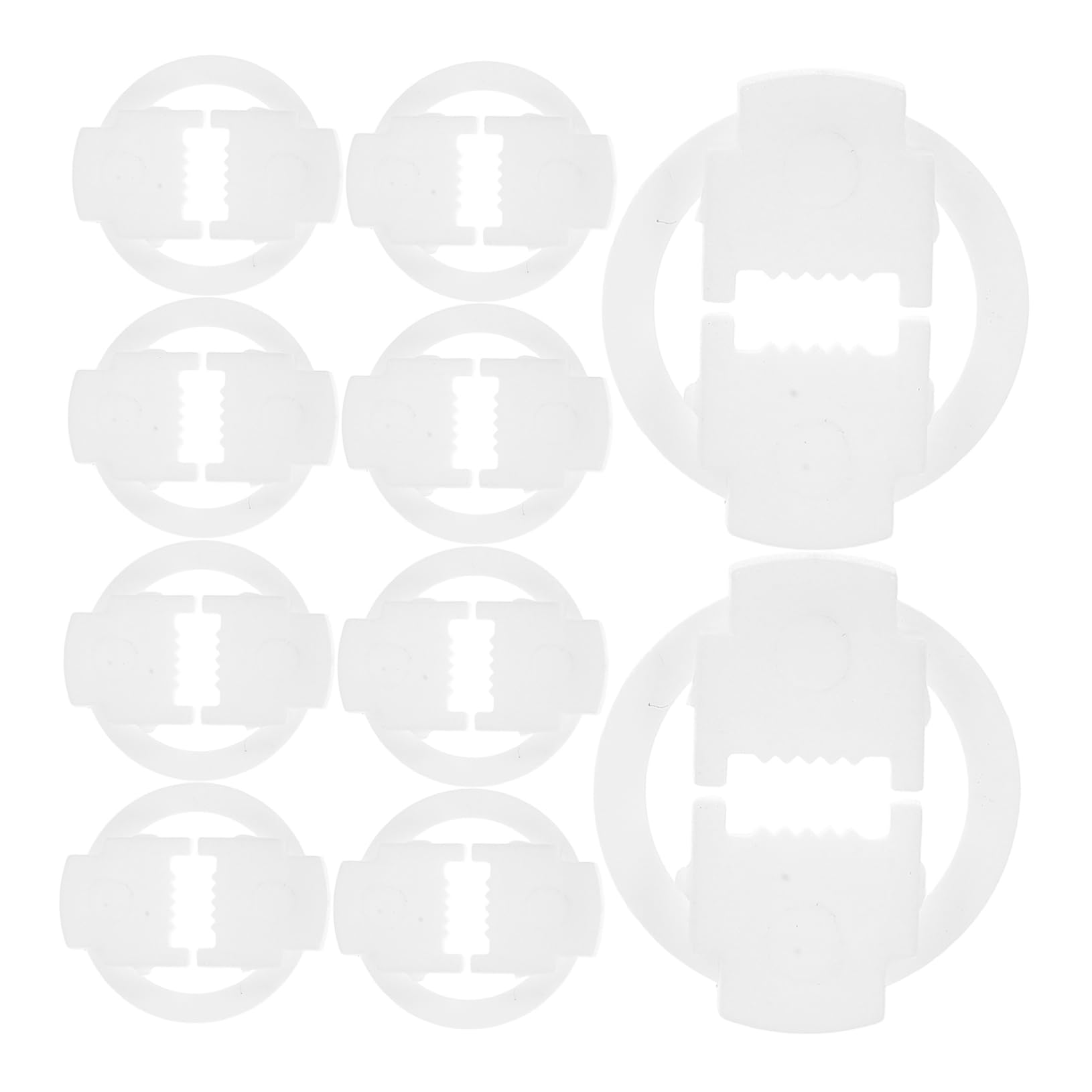 Unomor 100pcs Power Cord Clips for Outdoor Lights Easy Install Hanging Clamp for String Lights Heavy Duty Cable Retainer Clips