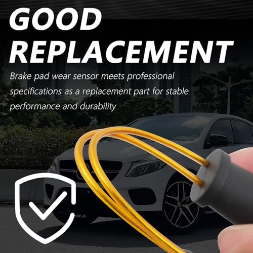 Image of Salior 4PCS Front Rear Brake Pad Wear Sensor OEM 2115401717, Brake Sensor Compatible with Mercedes-Benz CL500 GLS450 AMG GT E300, Professional Automotive Disc Brake Wear Sensors