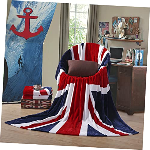 Couverture drapeau en flanelle 150x200cm plaid polyester doux - 7